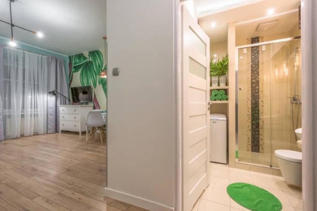 Cozy Modern Studio Green Apartment In Old Town Krasków Exterior foto