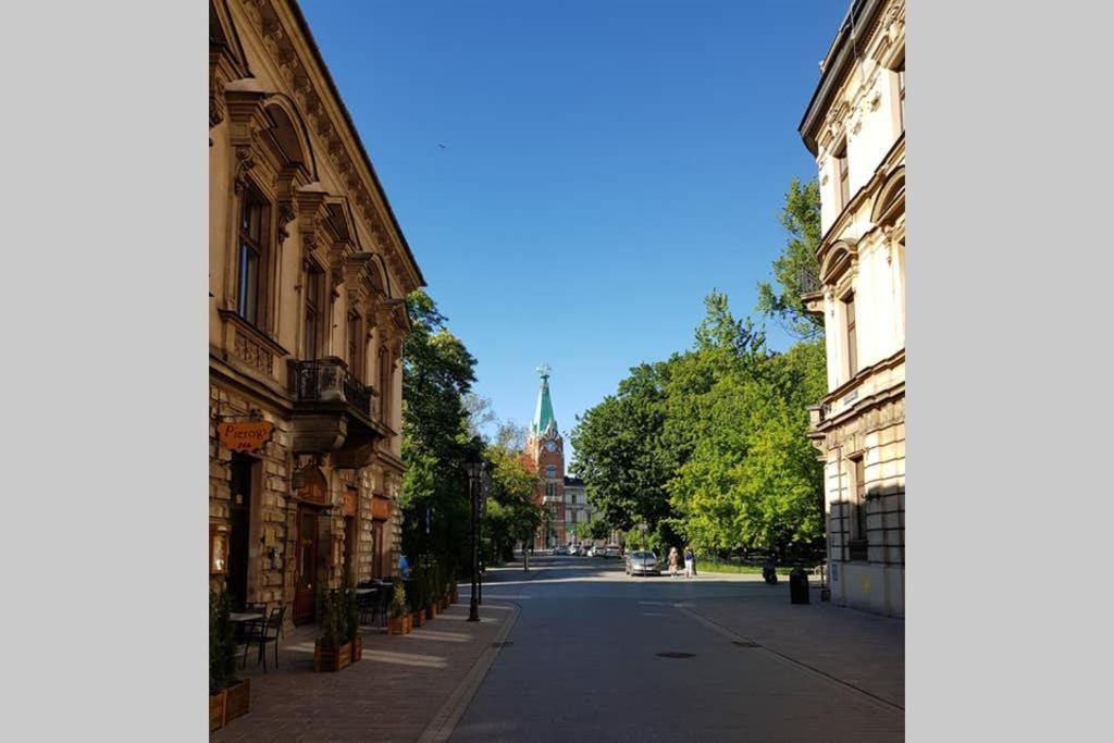 Cozy Modern Studio Green Apartment In Old Town Krasków Exterior foto
